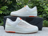 Authentic Shelflife x Air Jordan 2 Low Beige/Orange