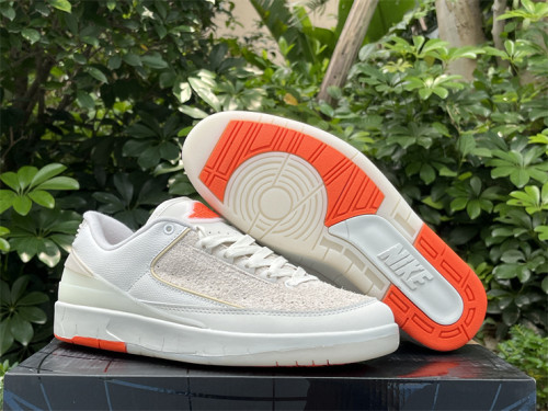 Authentic Shelflife x Air Jordan 2 Low Beige/Orange