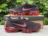 Authentic Nike Air VaporMax 2023 Flyknit Wine Red/Black