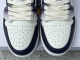 Authentic Air Jordan 1 Low SE White/Purple