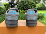 Authentic LV Trainer Sneaker Low Black