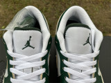 Authentic Air Jordan 1 Low SE “Oxidized Green”/ White Sail