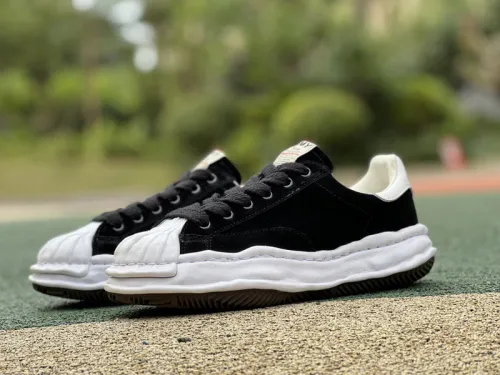Authentic Maison Mihara Yasuhiro OG Sole Sneakers Black/White
