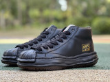 Authentic Maison Mihara Yasuhiro OG Sole Sneakers High Black