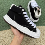Authentic Maison Mihara Yasuhiro OG Sole Sneakers High Black/White