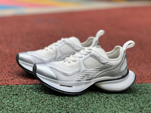Authentic Balenciaga Circuit Sneaker White/Silver