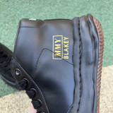 Authentic Maison Mihara Yasuhiro OG Sole Sneakers High Black