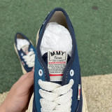 Authentic Maison Mihara Yasuhiro OG Sole Sneakers Navy Blue