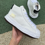 Authentic Maison Mihara Yasuhiro OG Sole Sneakers High White/Gold