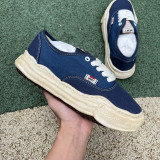 Authentic Maison Mihara Yasuhiro OG Sole Sneakers Navy Blue