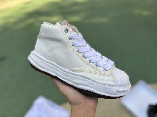 Authentic Maison Mihara Yasuhiro OG Sole Sneakers High White