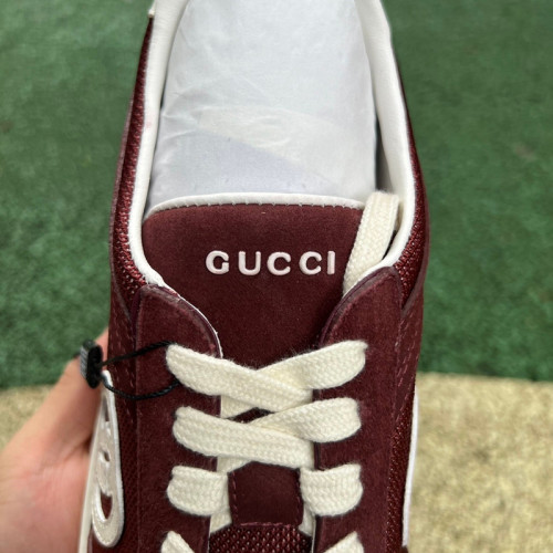 Authentic Gucci Shoes AADMO Wine red