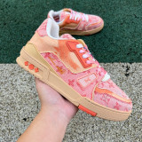 Authentic LV Trainer Sneaker Pink