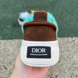Authentic Dior B33 Tennis Shoes Brown/Green