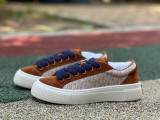 Authentic Dior B33 Tennis Shoes Brown/White/Blue