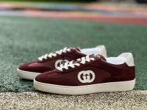 Authentic Gucci Shoes AADMO Wine red