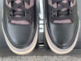Authentic A Ma Manière x Air Jordan 3 “Black”