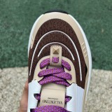 Authentic Valentino Sneakers White/Purple/Brown