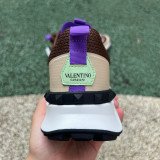 Authentic Valentino Sneakers White/Purple/Brown