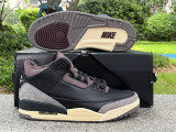 Authentic A Ma Manière x Air Jordan 3 “Black”