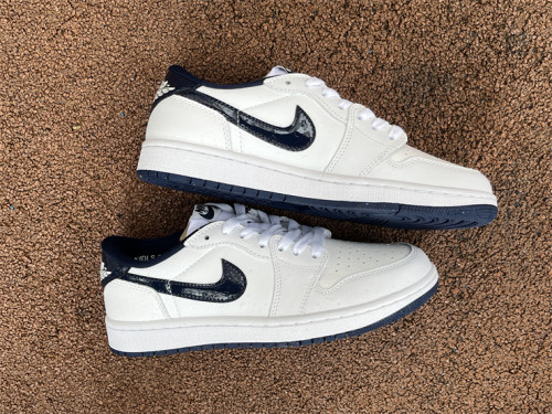 Authentic Air Jordan 1 Low 85 “Metallic Blue”