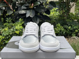 Authentic Air Jordan 1 Low OG “Metallic Silver”