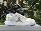 Authentic Air Jordan 1 Low OG “Metallic Silver”