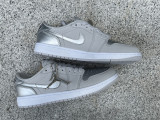 Authentic Air Jordan 1 Low OG “Metallic Silver”