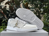 Authentic Air Jordan 1 Low OG “Metallic Silver”