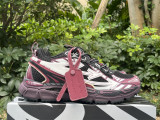 Authentic OFF-WHITE Be Right Back Black/White/Wine red