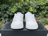 Authentic Air Jordan 1 Low “ Method of Make” White/Gold