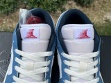 Authentic Air Jordan 1 Low Navy Blue