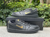 Authentic Air Jordan 1 Low “ Method of Make” Black/Gold