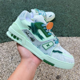Authentic LV Trainer Sneaker Green