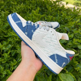Authentic Supreme x Travis Scott x Air Jordan 1 Low White/Red/Blue
