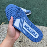 Authentic LV Trainer Sneaker Blue/Brown