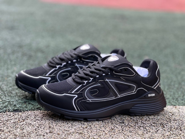 Authentic Dior B30 Shoes Black
