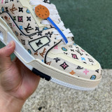 Authentic LV Trainer Sneaker Apricot