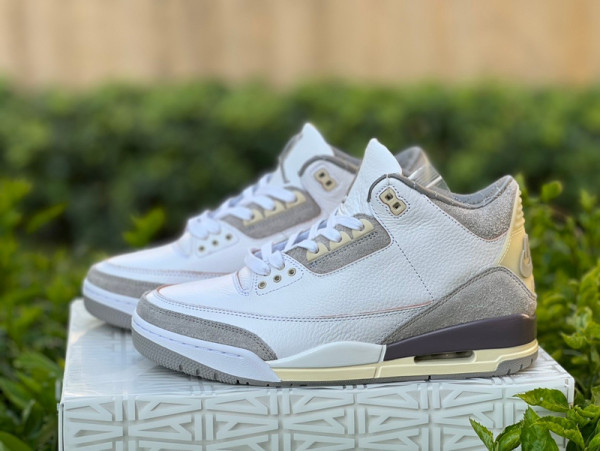 Authentic A Ma Manière x Air Jordan 3 White/Grey