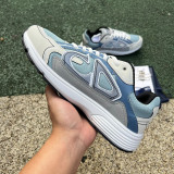 Authentic Dior B30 Shoes Blue/White/Grey
