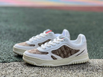 Authentic Alexander Gucci Shoes White Brown