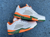 Authentic Air Jordan 5 GS “Miami Hurricanes”
