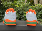 Authentic Air Jordan 5 GS “Miami Hurricanes”