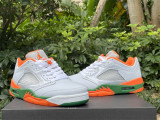 Authentic Air Jordan 5 GS “Miami Hurricanes”