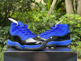 Authentic Air Jordan 11 Retro Royal Blue/Black