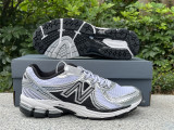 Authentic New Balance 860 v2 ML860XD White/Silver/Black