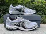 Authentic New Balance 860 v2 ML860XD White/Silver/Black