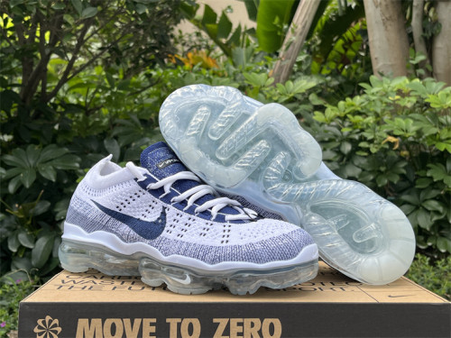 Authentic Nike Air VaporMax Flyknit 2023 White/Blue