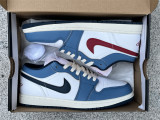 Authentic Air Jordan 1 LOW “Navy Blue”