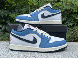 Authentic Air Jordan 1 LOW “Navy Blue”